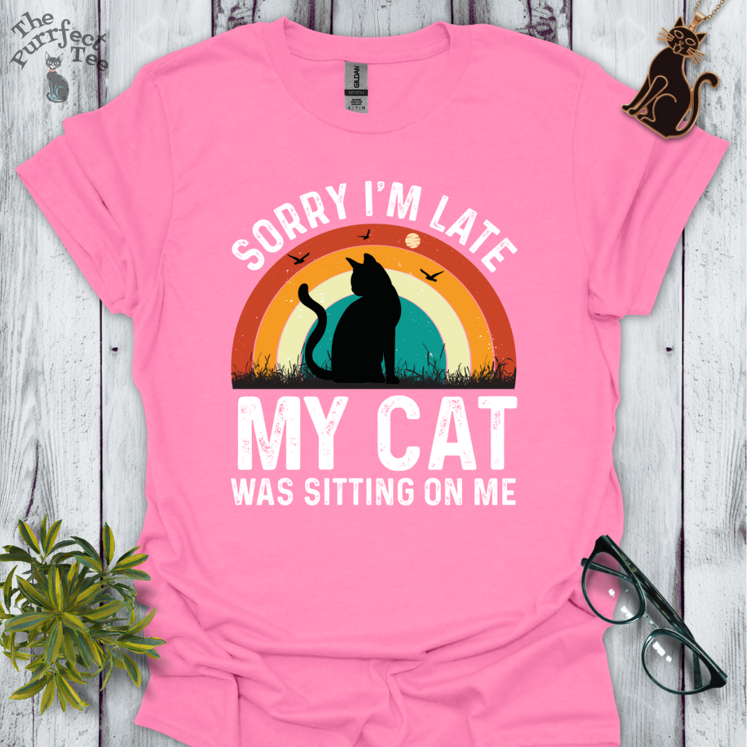 Sorry I'm late my cat was sitting on me