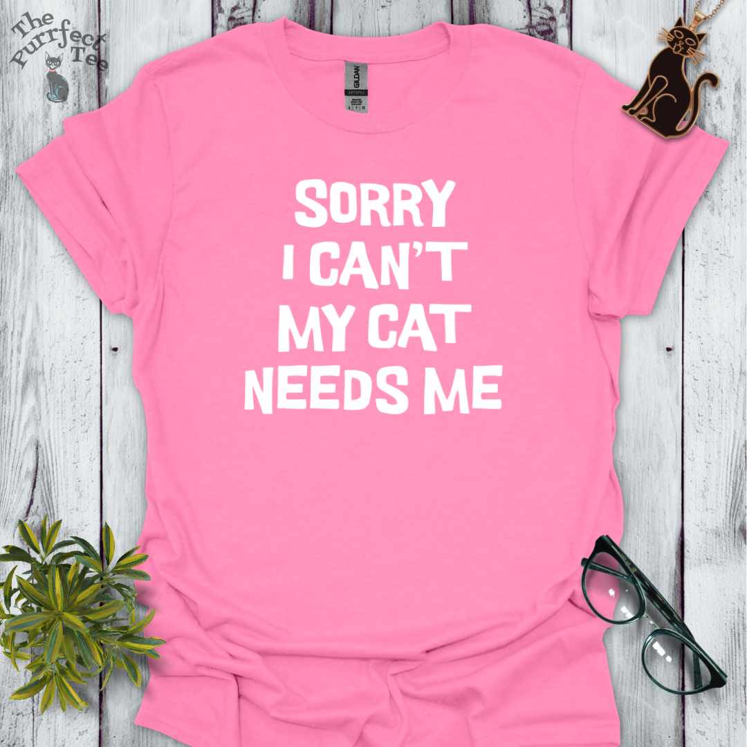 Sorry I can't my cat needs me