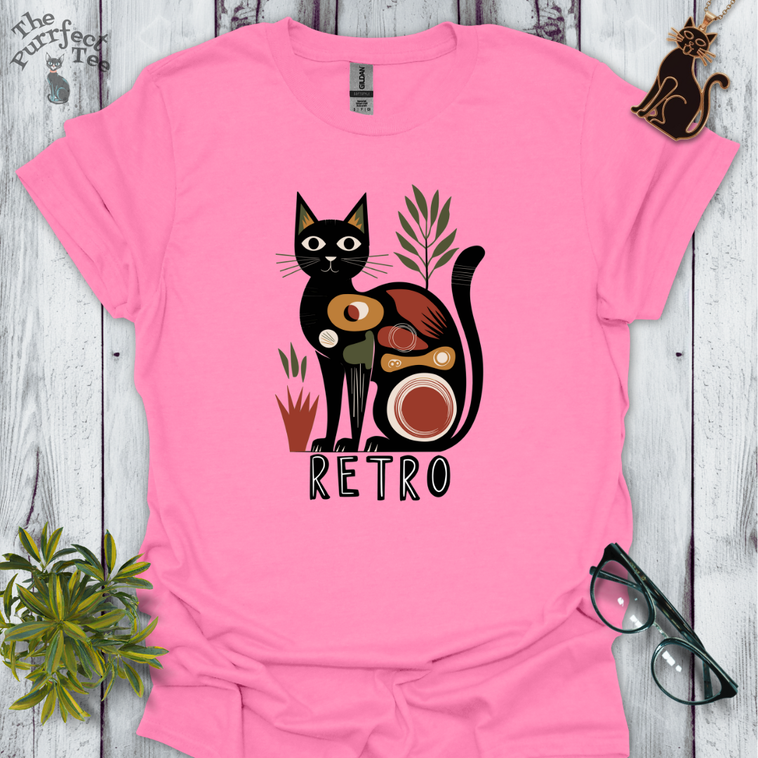 Retro cat leaf