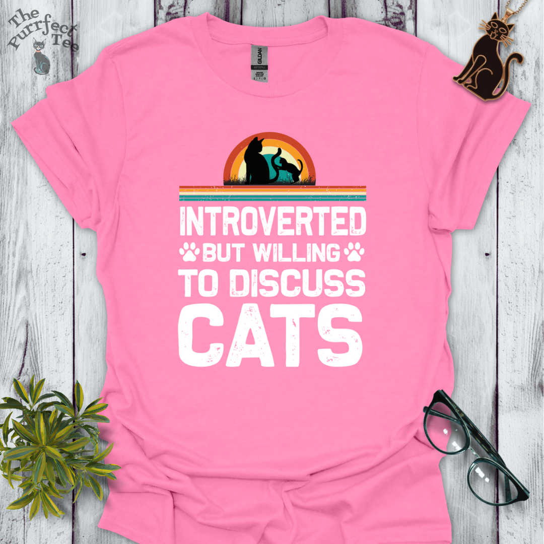 Introverted but willing to discuss cats