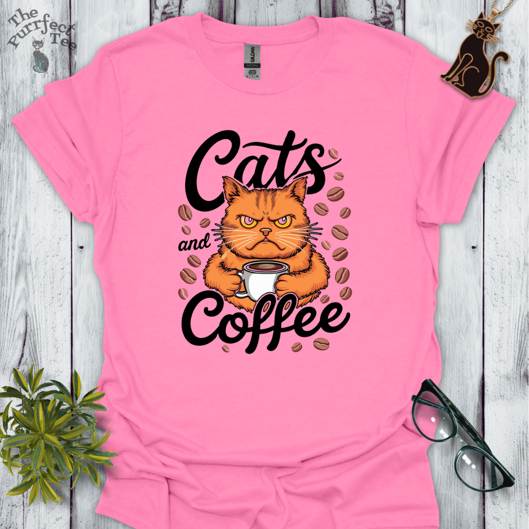 Cats and coffee - grumpy cat