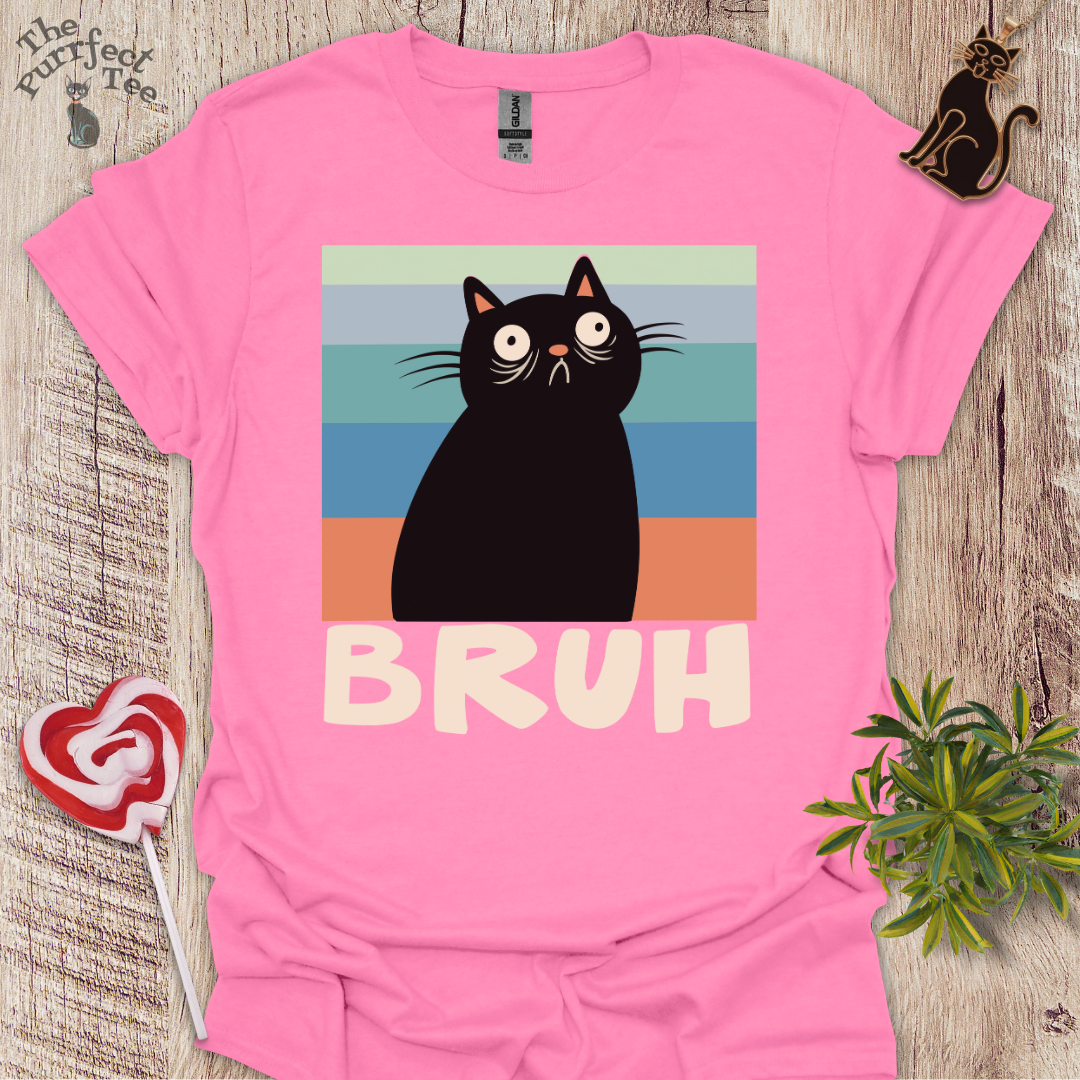 Bruh cat t-shirt