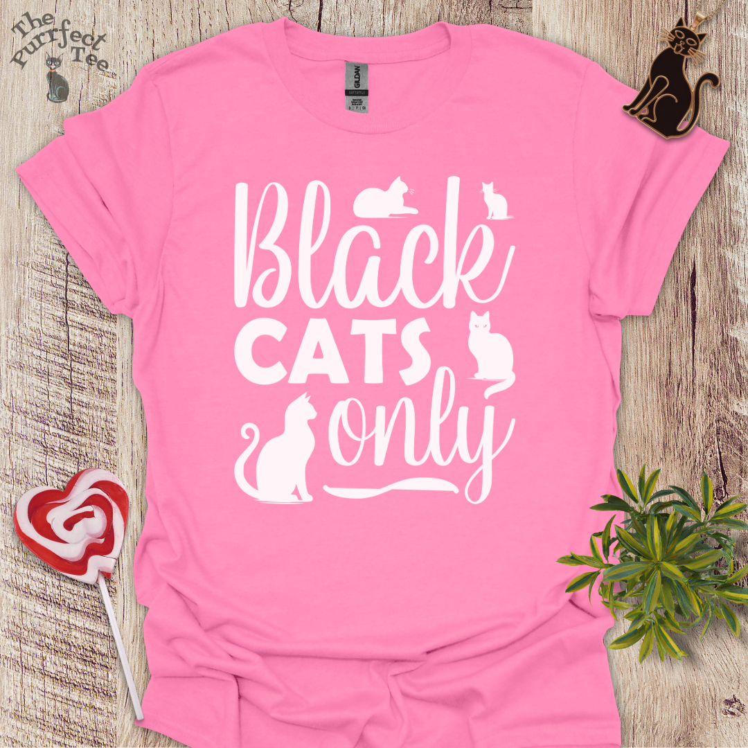 Black cats t-shirt