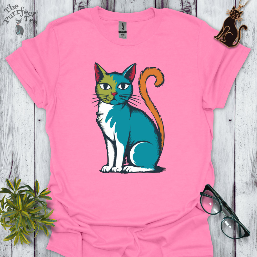 Fauve cat blue