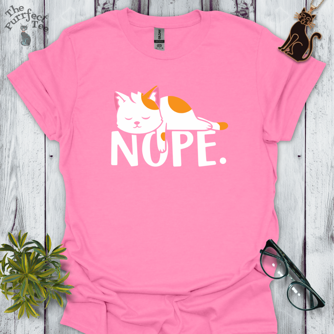 Nope cat t-shirt