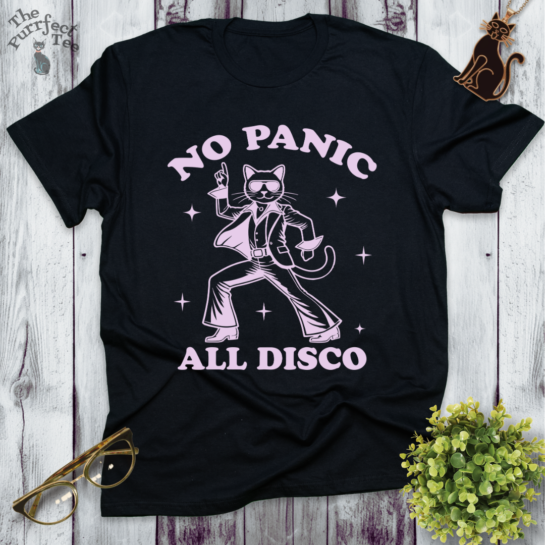 No panic all disco cat t-shirt