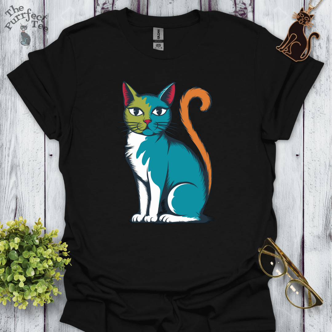 Fauve cat blue