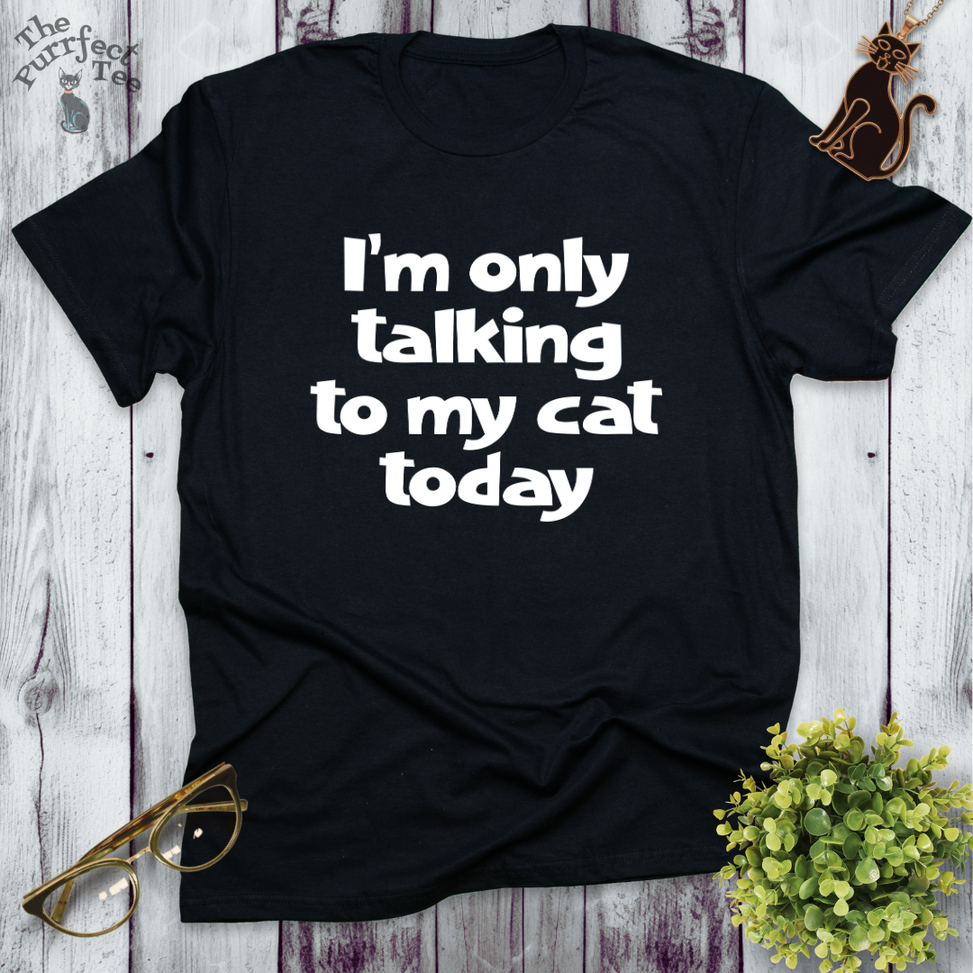 I'm only talking to my cat today