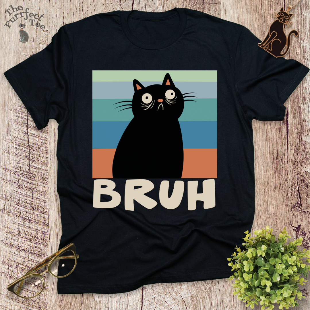 Bruh cat t-shirt