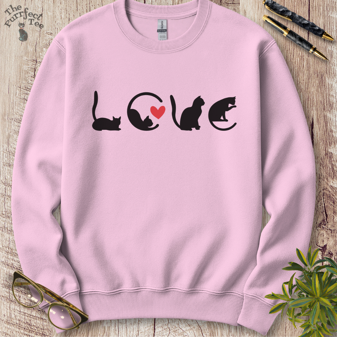 Love cat sweatshirt