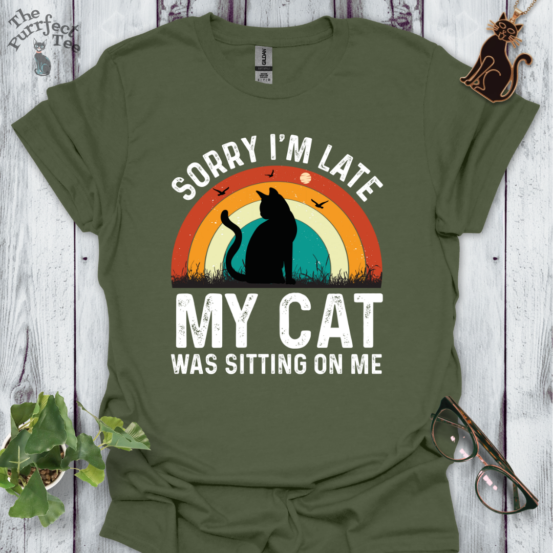 Sorry I'm late my cat was sitting on me