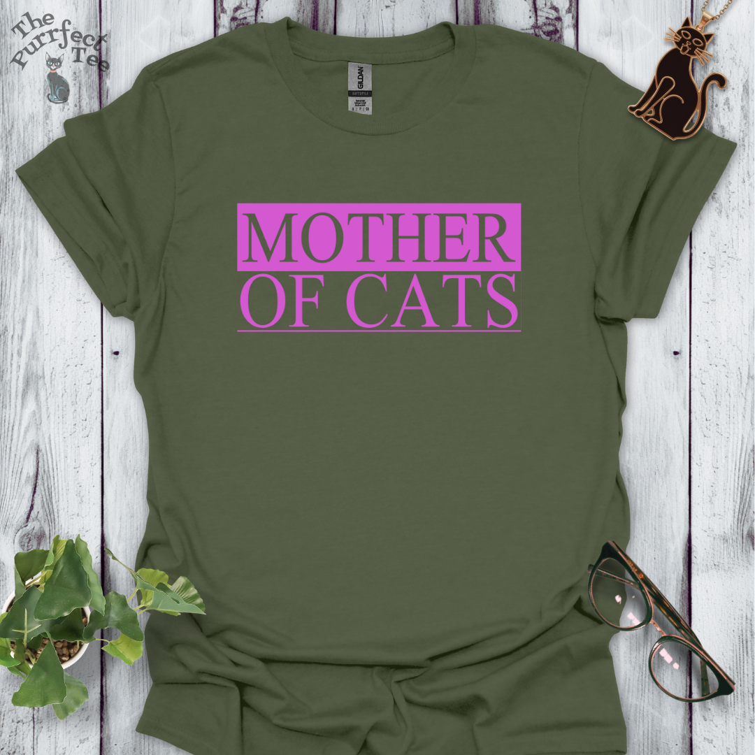 Mother of cats pink