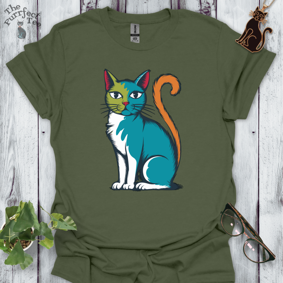 Fauve cat blue