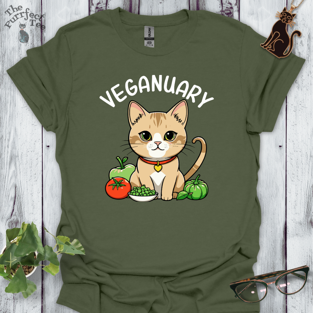 Veganuary sandy cat