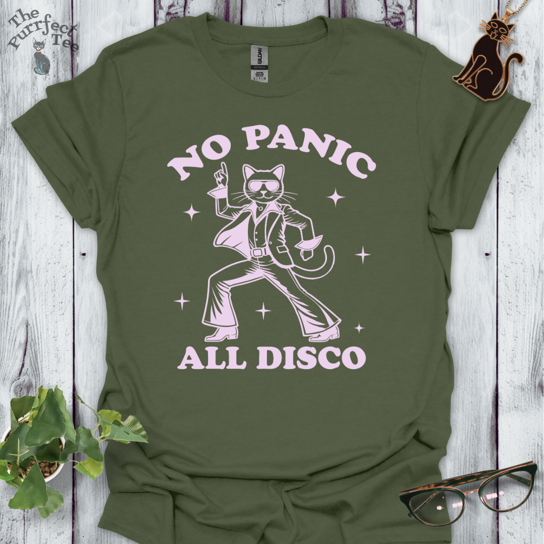 No panic all disco cat t-shirt