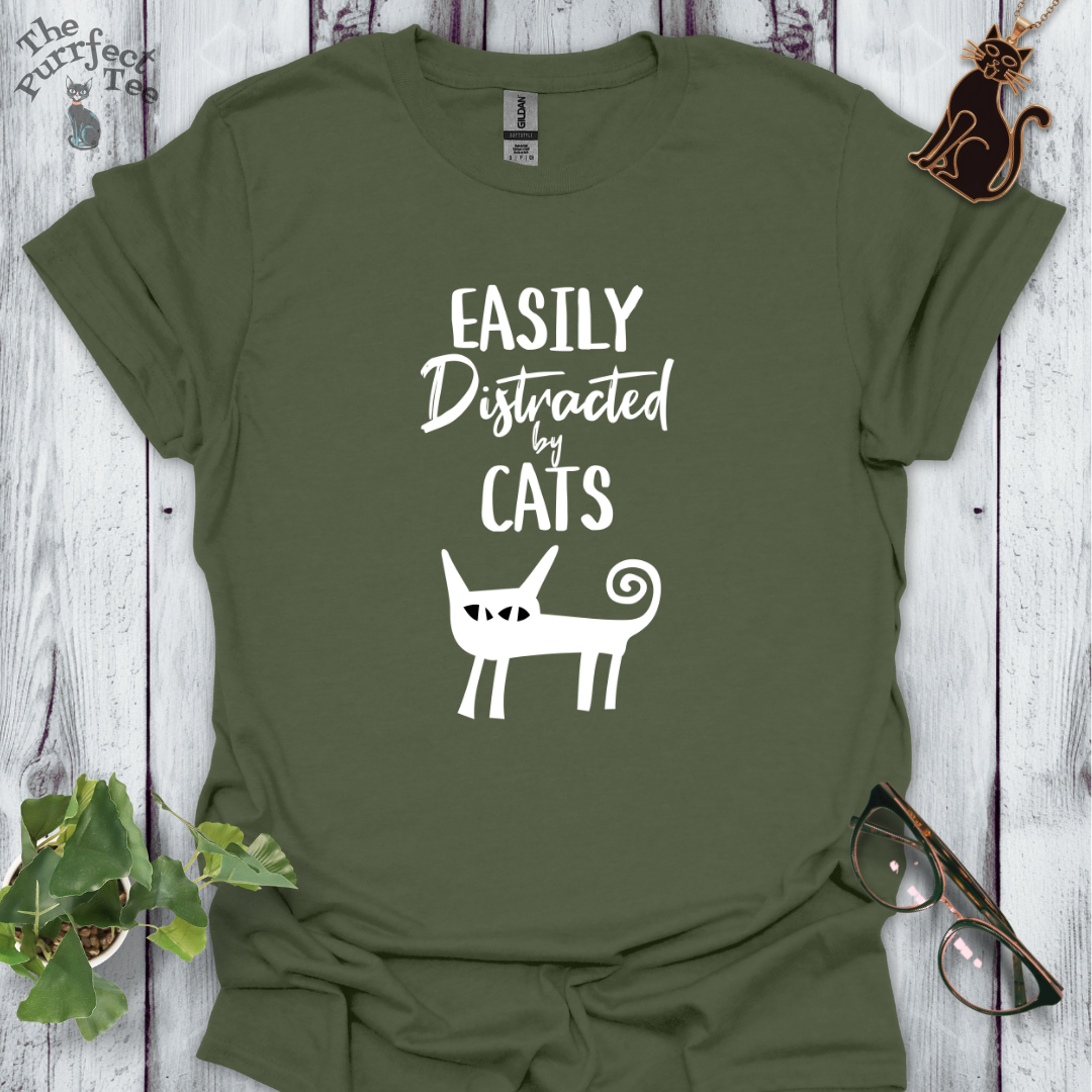 Easily distracted by cats - primitive