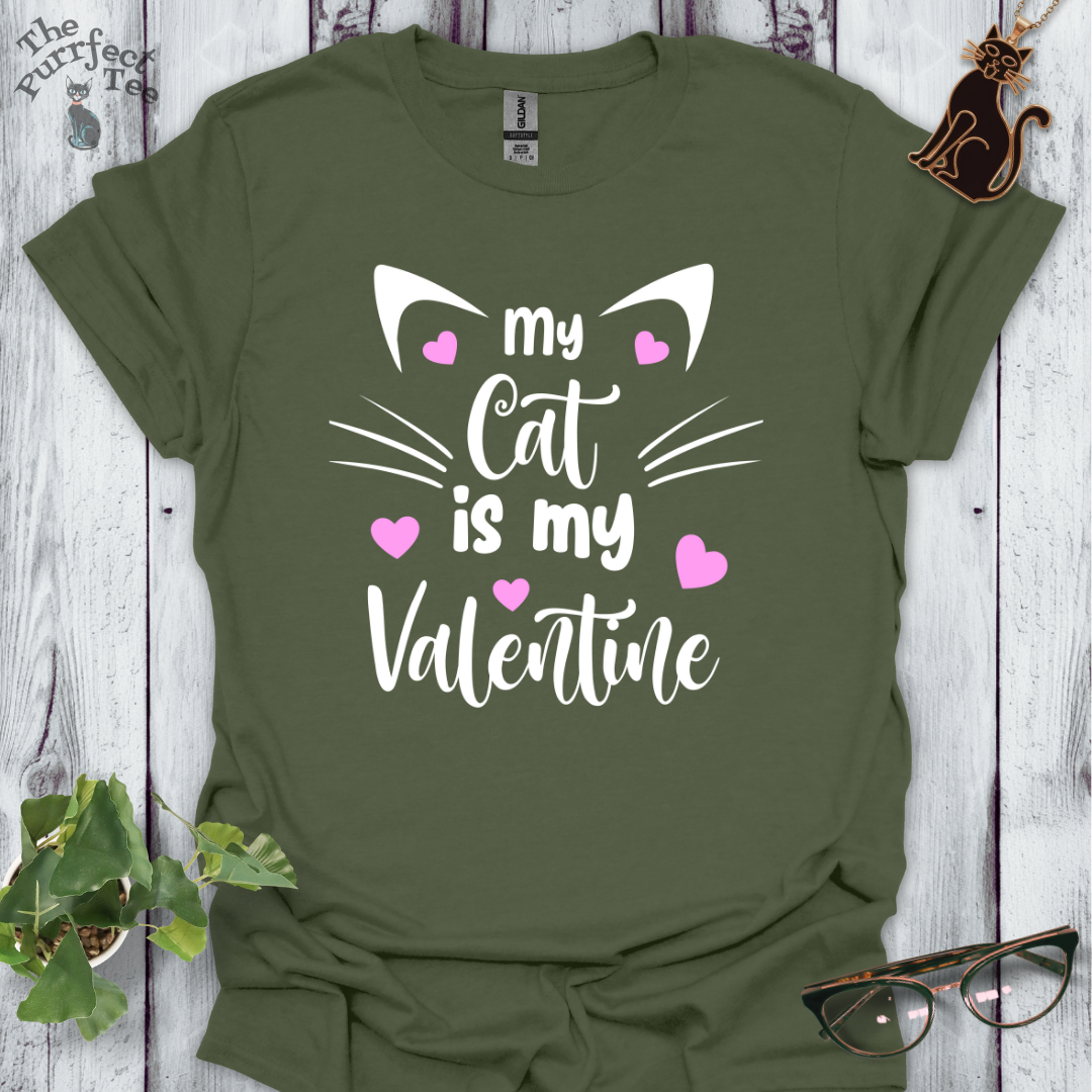 My cat is my valentine
