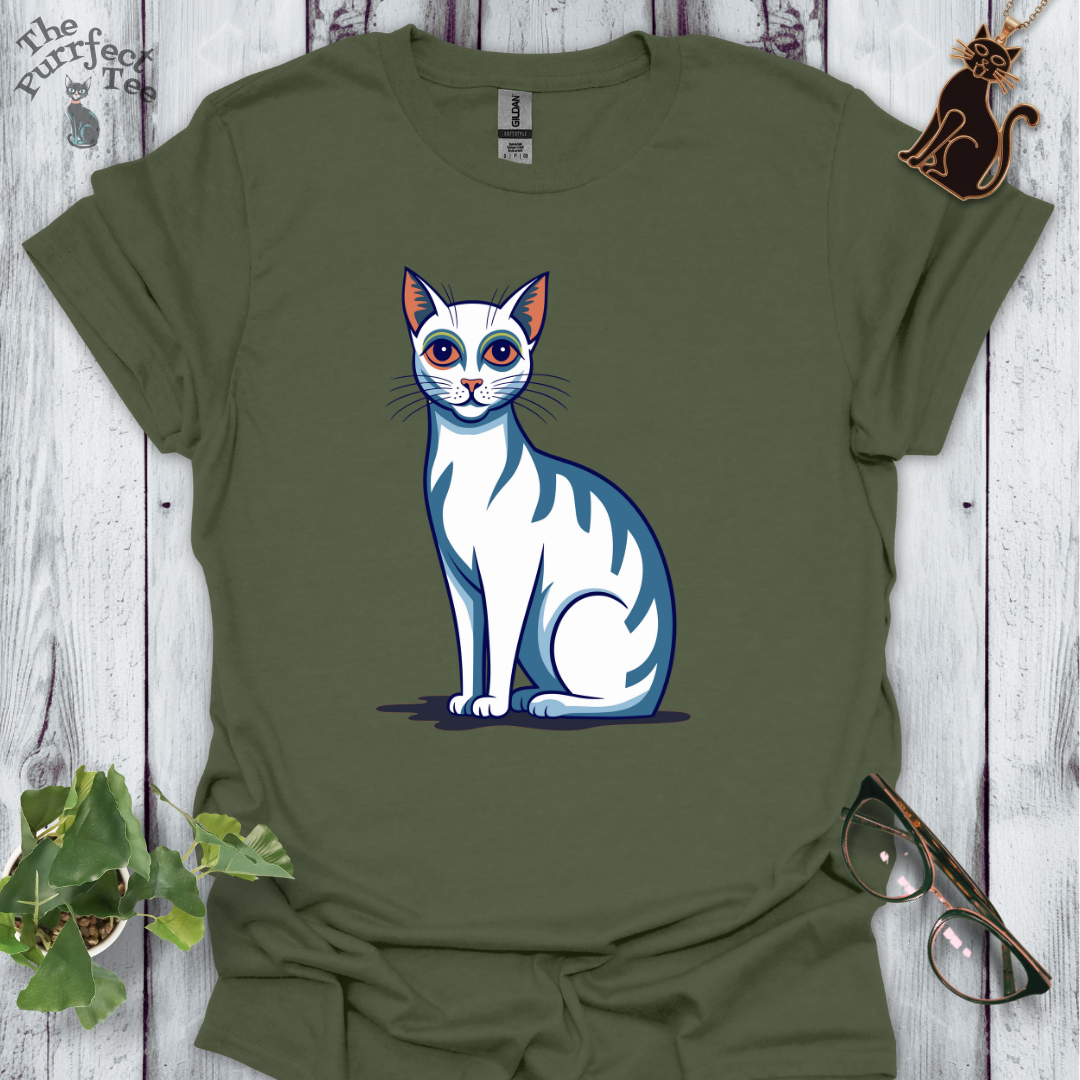Fauve cat white