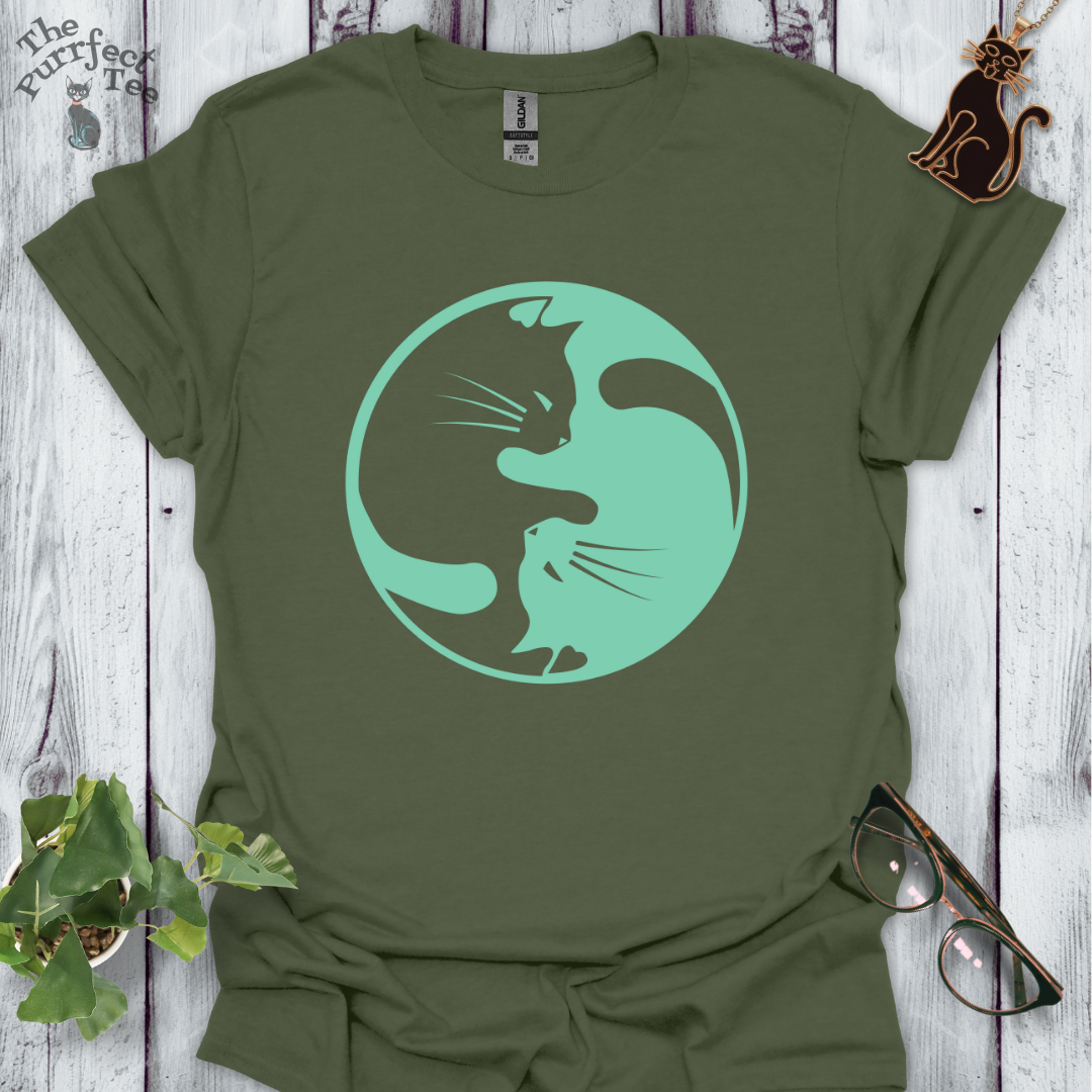 Cat yin yang mint