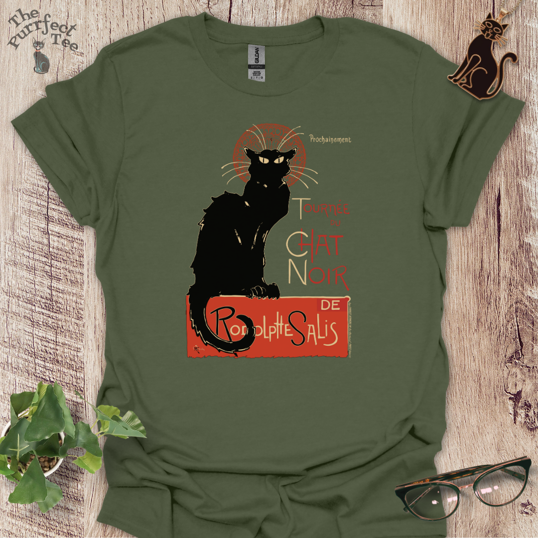 Chat noir cat t-shirt