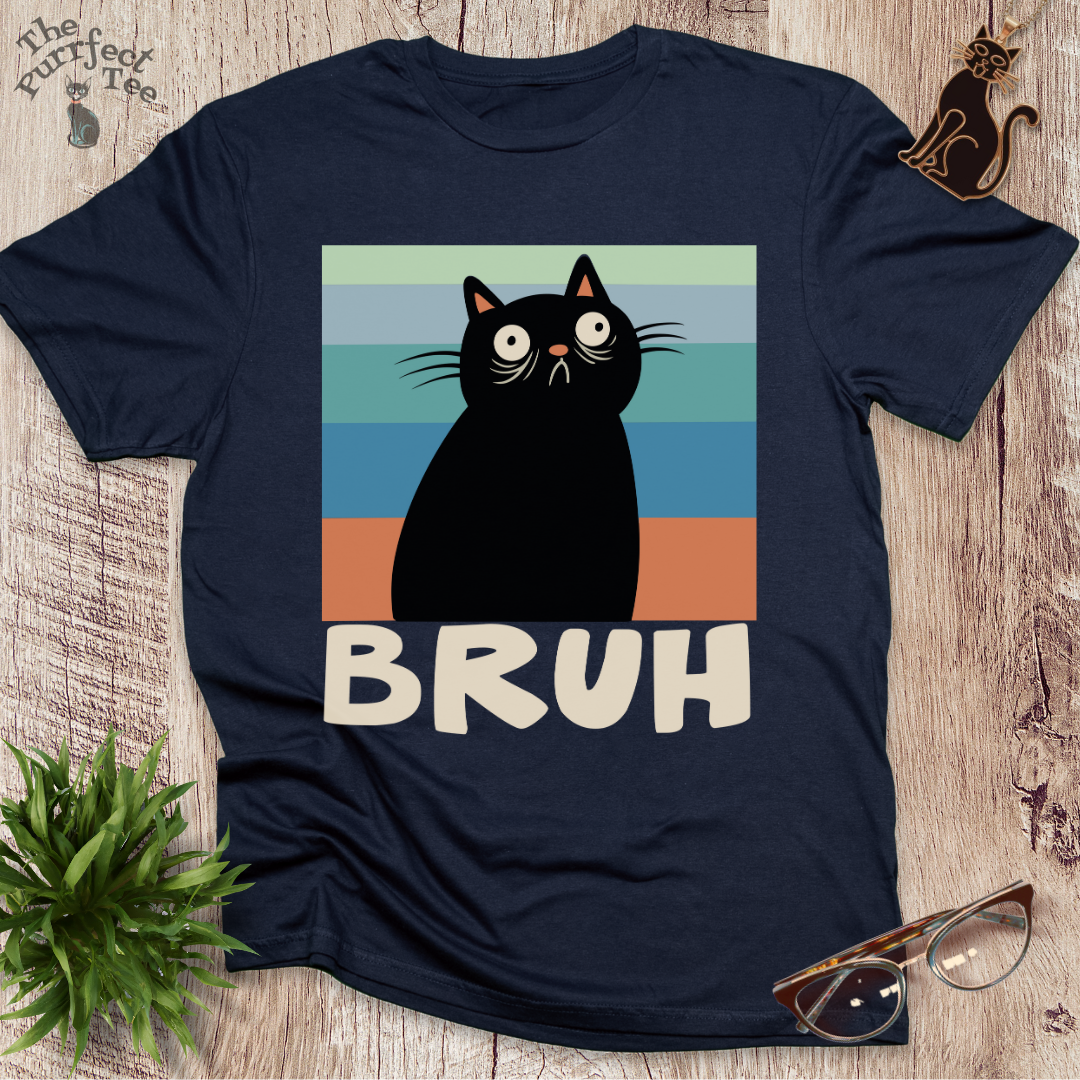 Bruh cat t-shirt