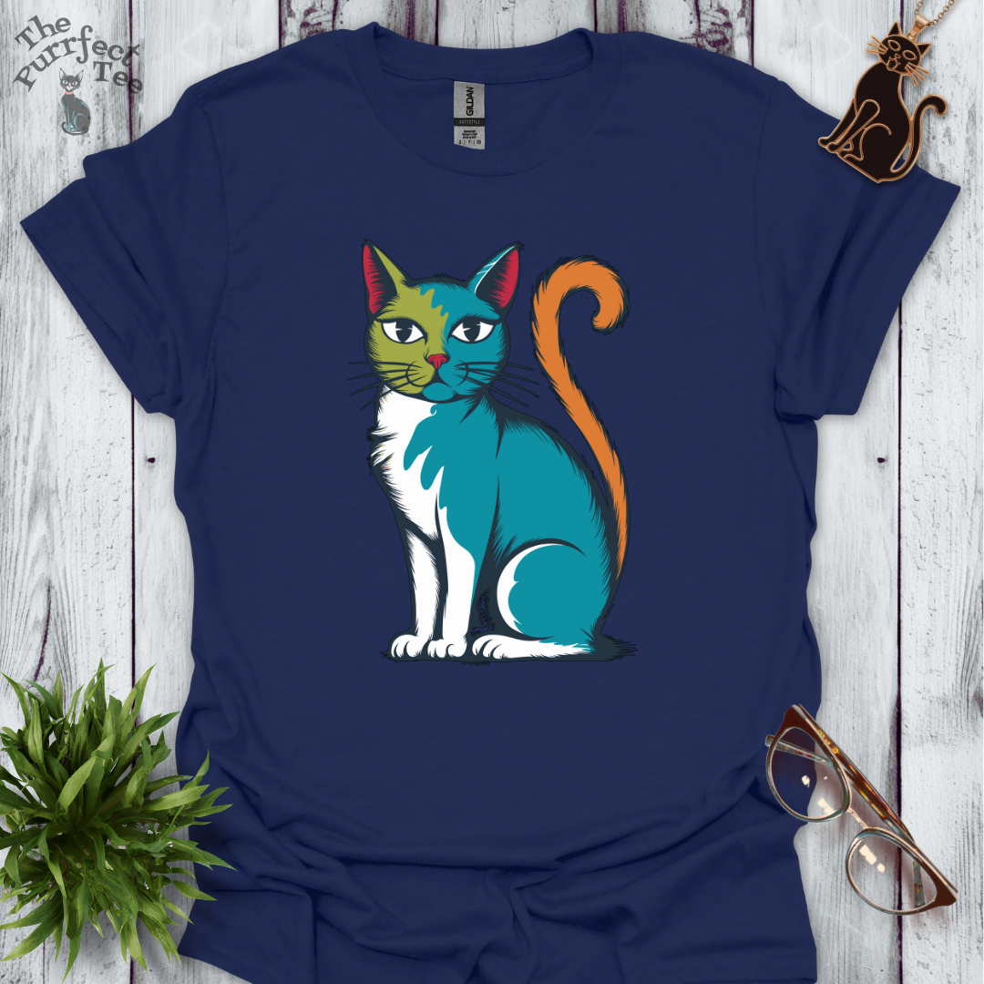 Fauve cat blue