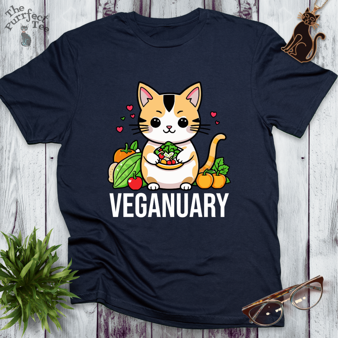Veganuary calico cat