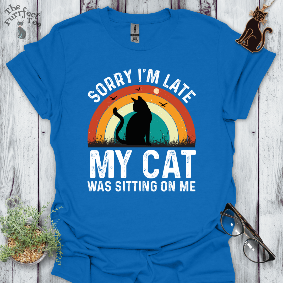 Sorry I'm late my cat was sitting on me