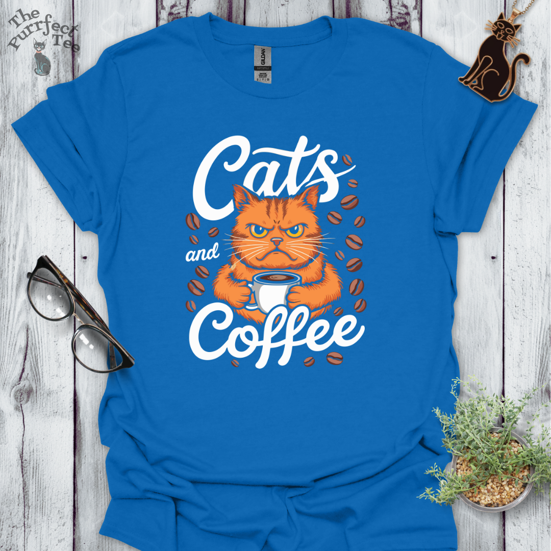 Cats and coffee - grumpy cat