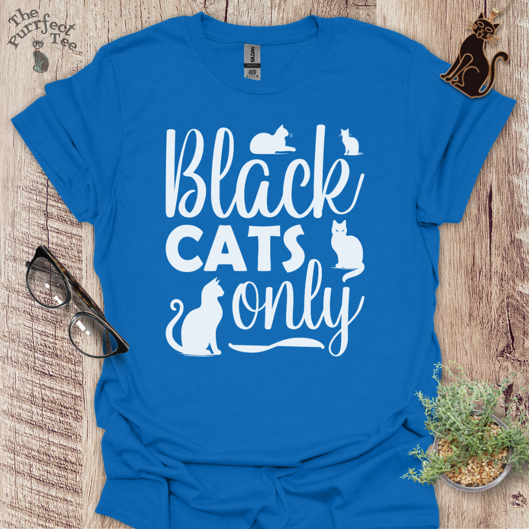 Black cats t-shirt