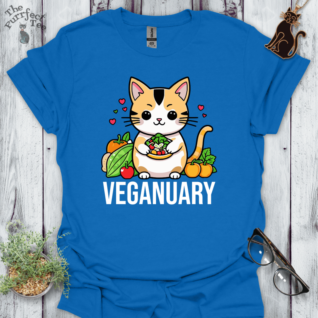 Veganuary calico cat