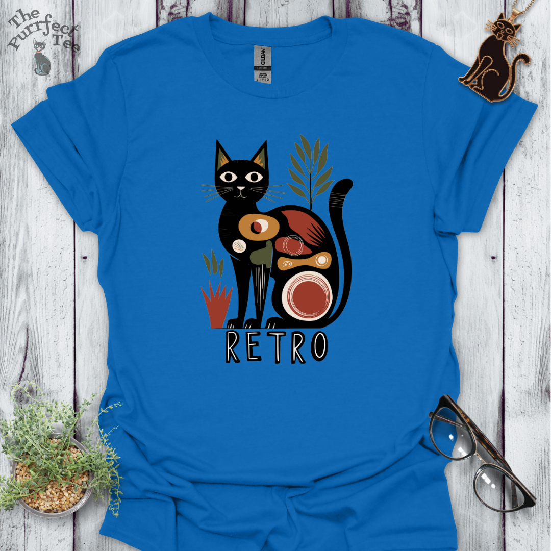 Retro cat leaf