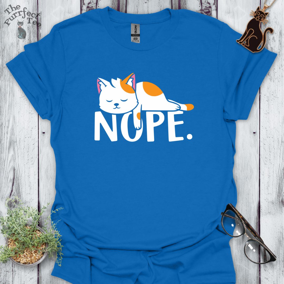 Nope cat t-shirt