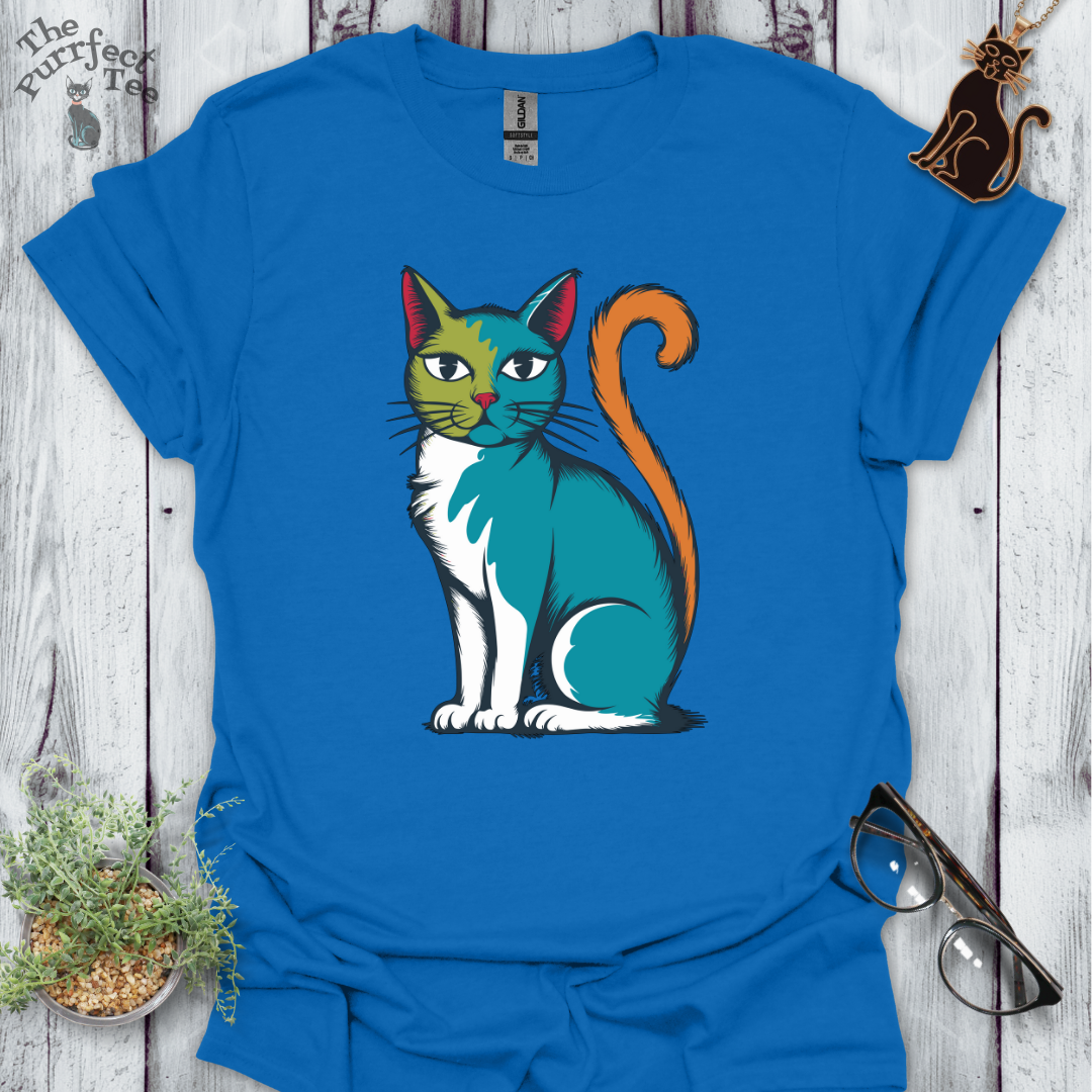 Fauve cat blue