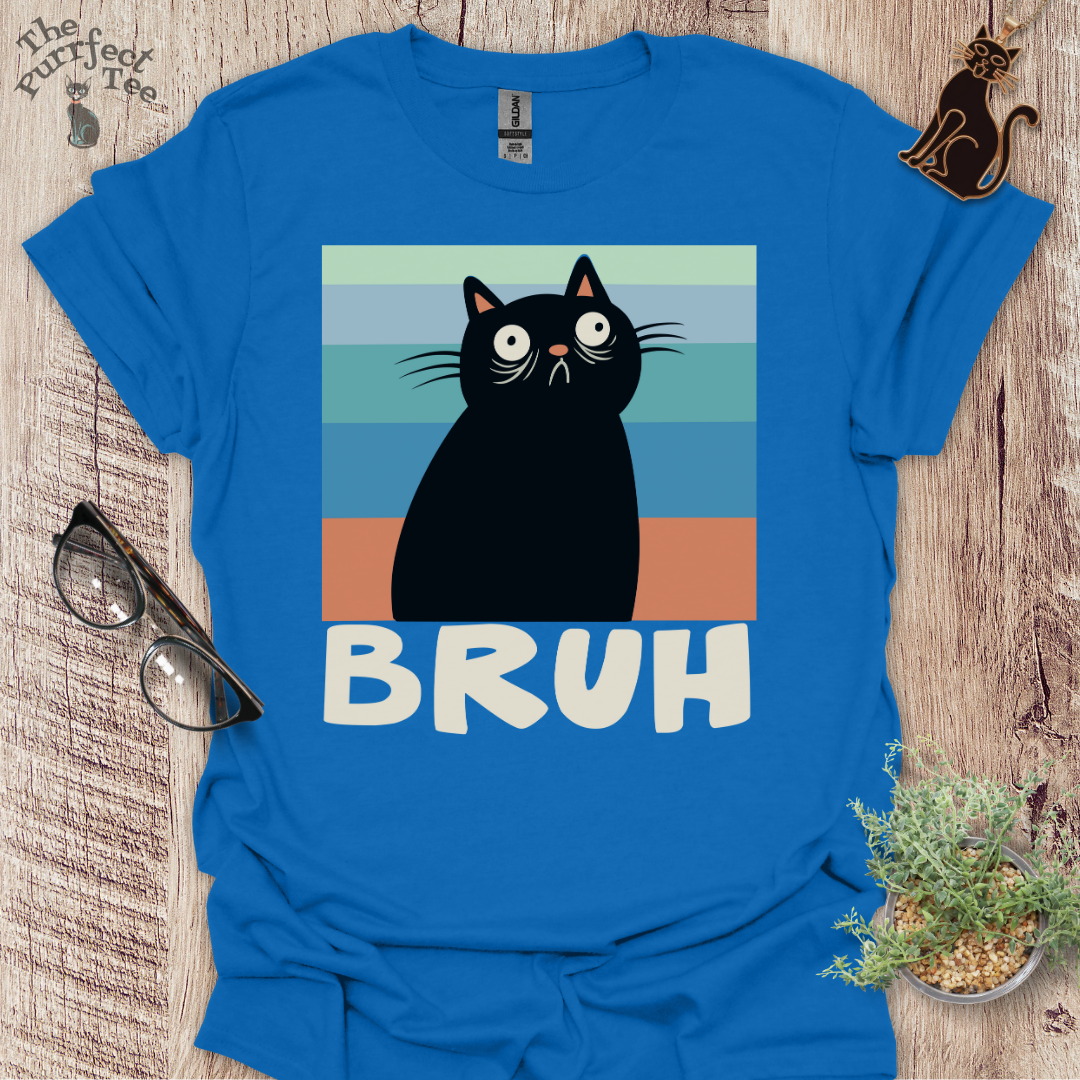 Bruh cat t-shirt