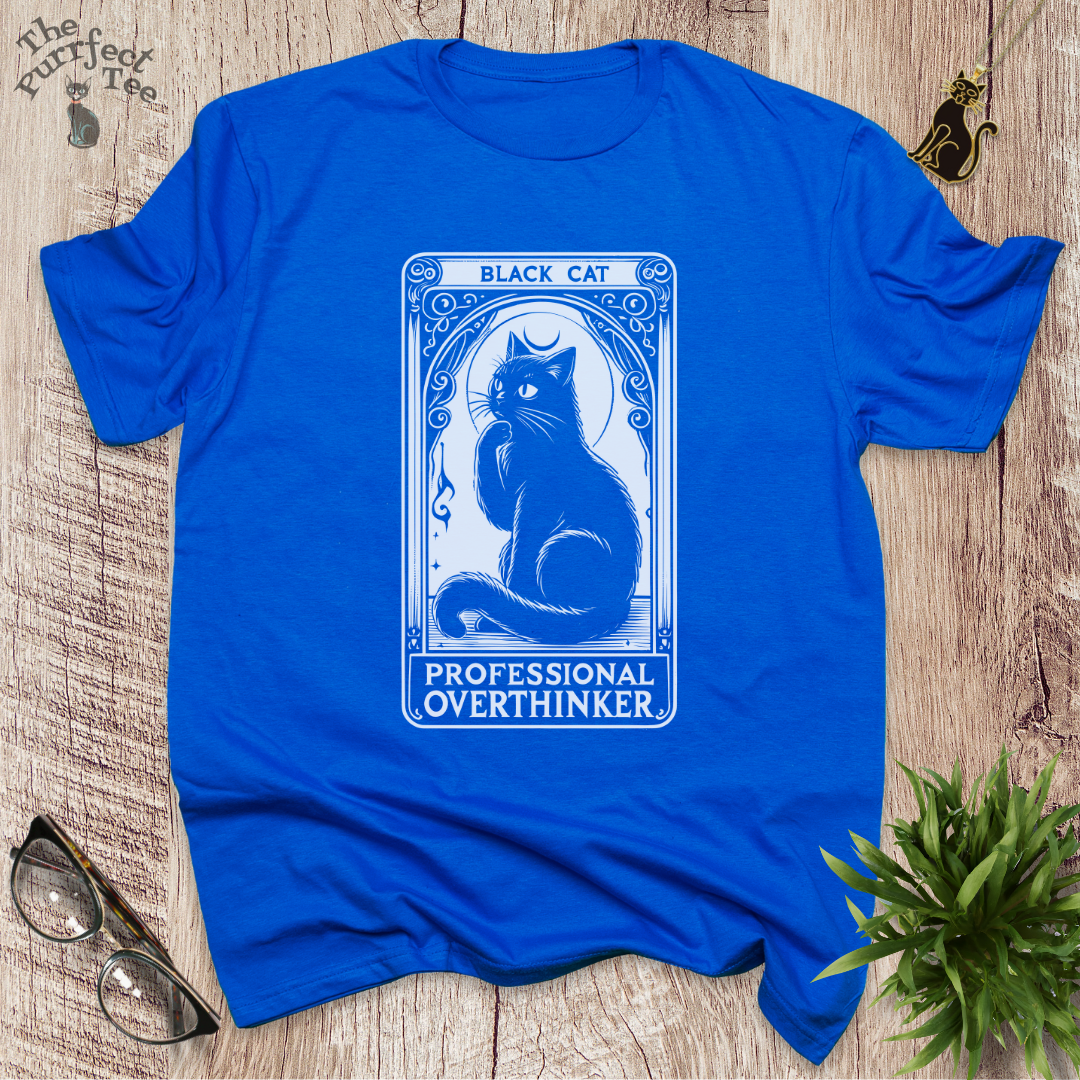 Tarot card overthinker cat t-shirt