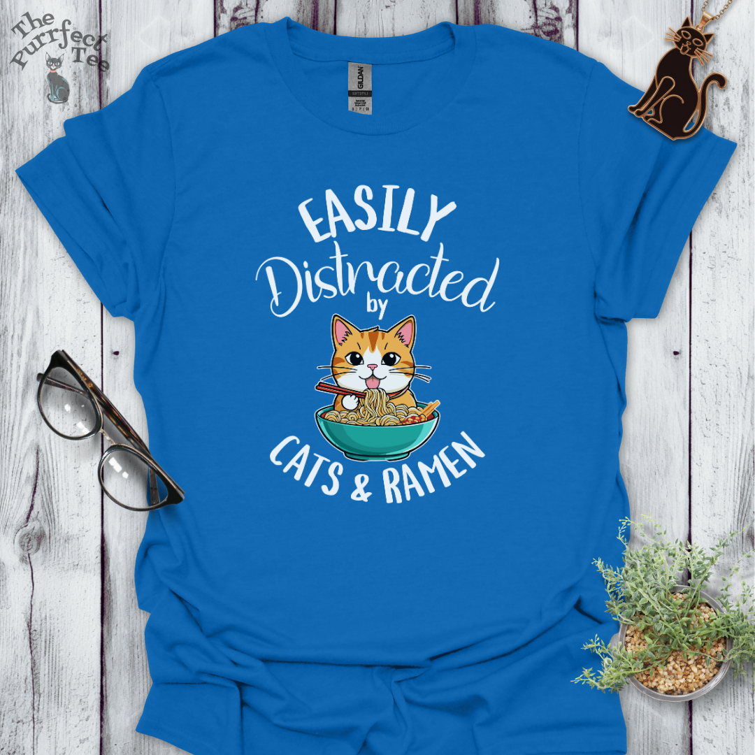 Cats and ramen t-shirt