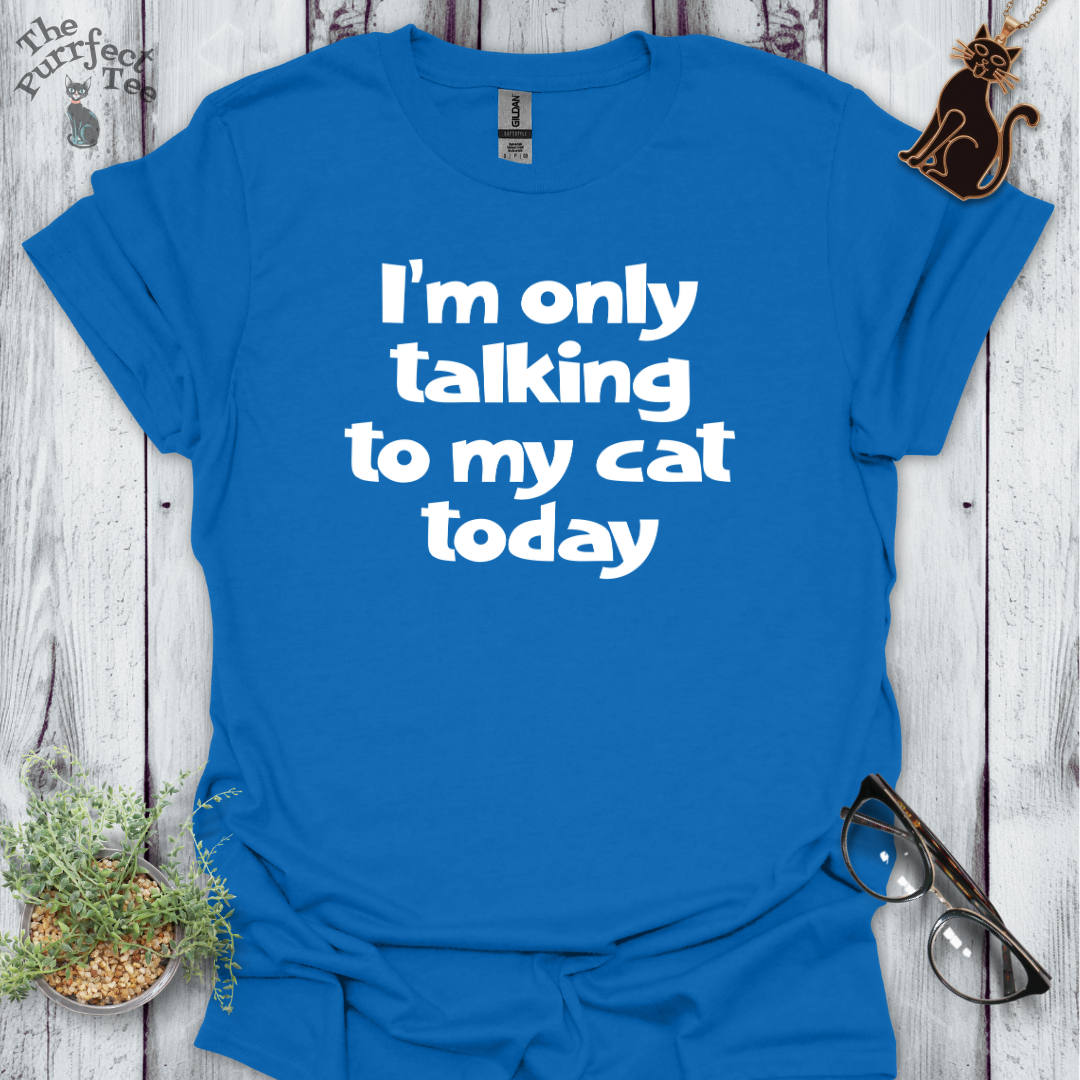 I'm only talking to my cat today