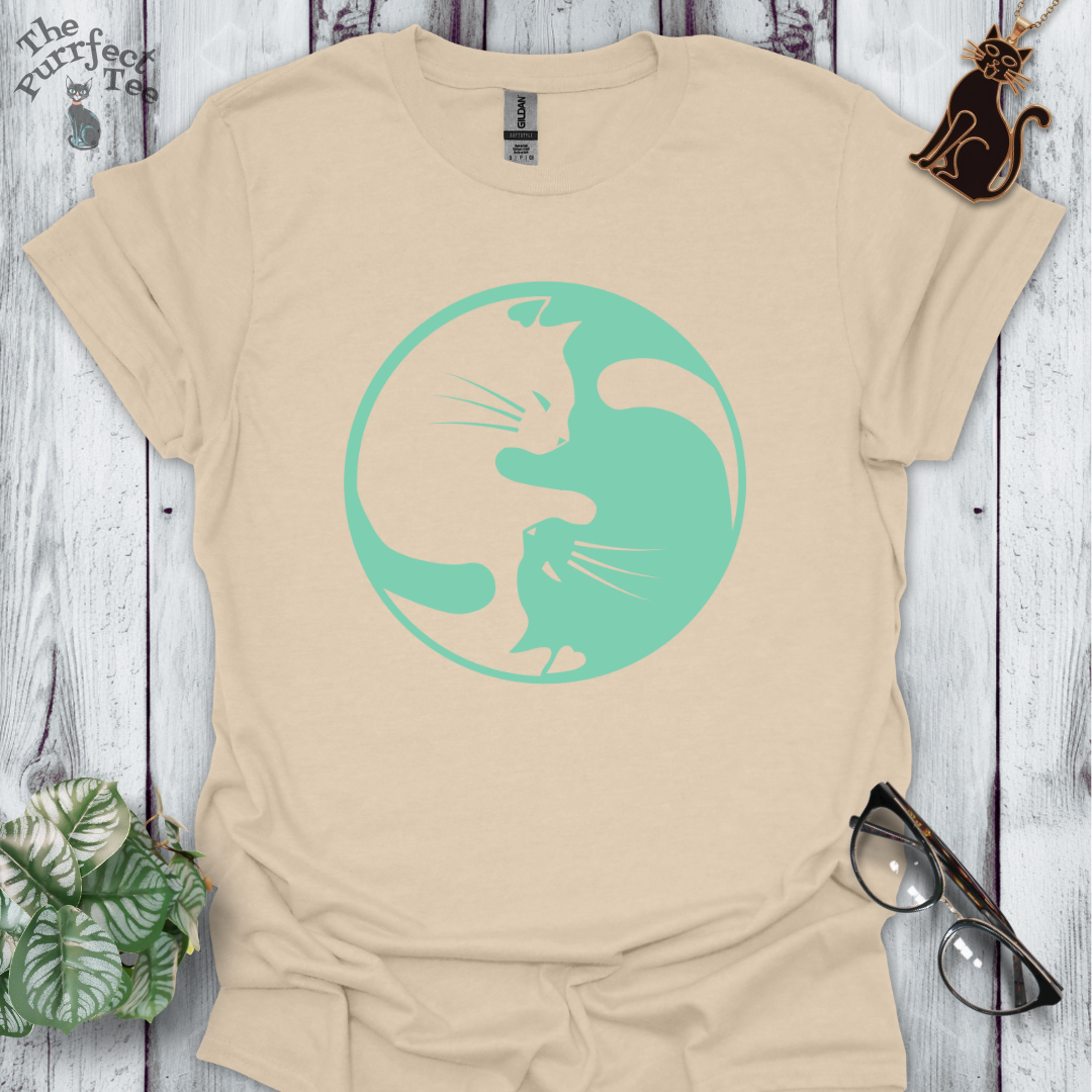 Cat yin yang mint