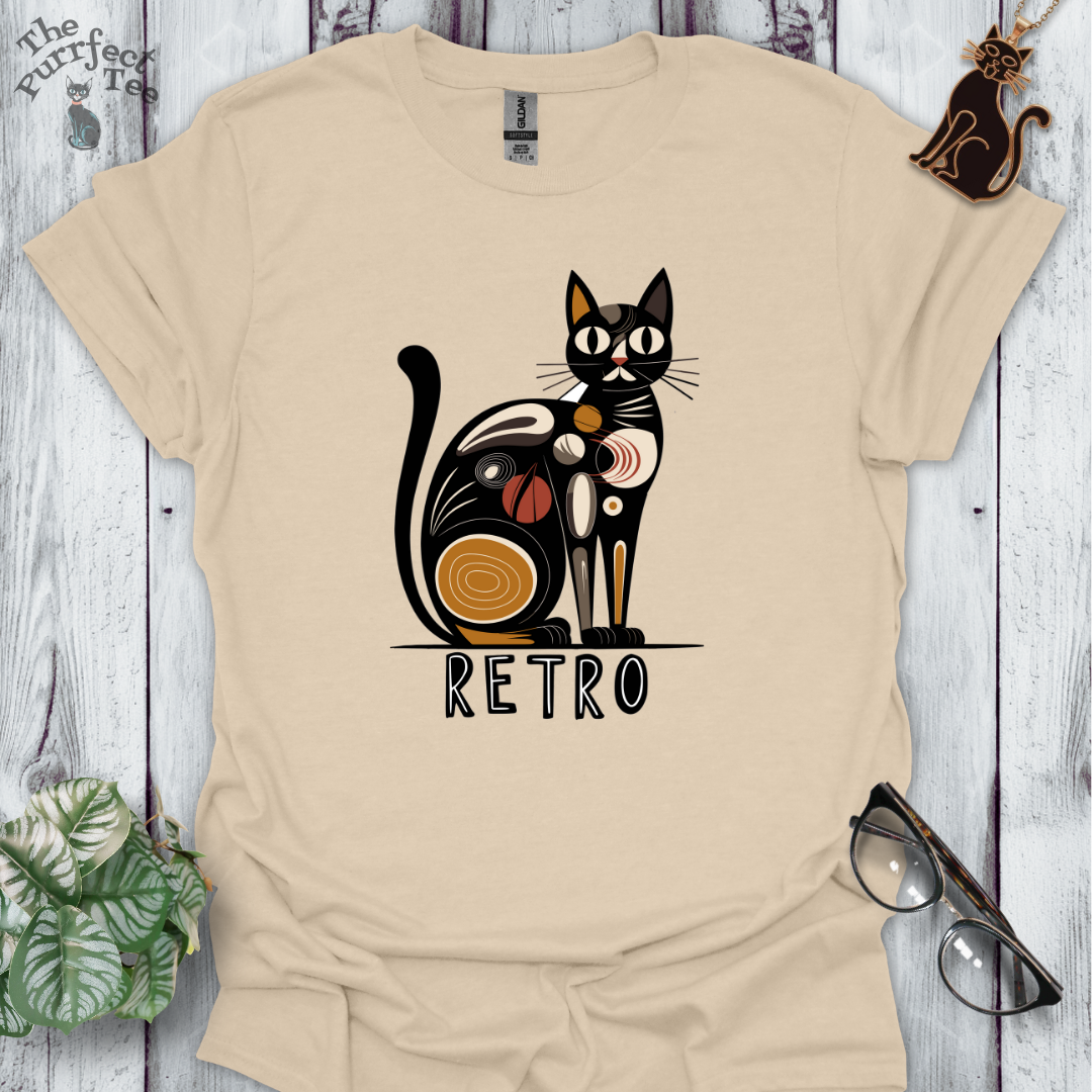 Retro cat terracotta