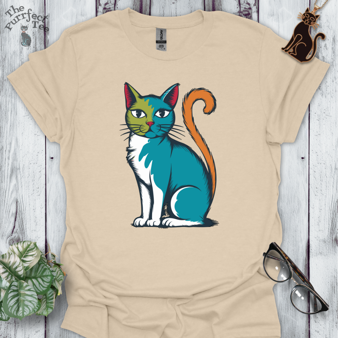 Fauve cat blue