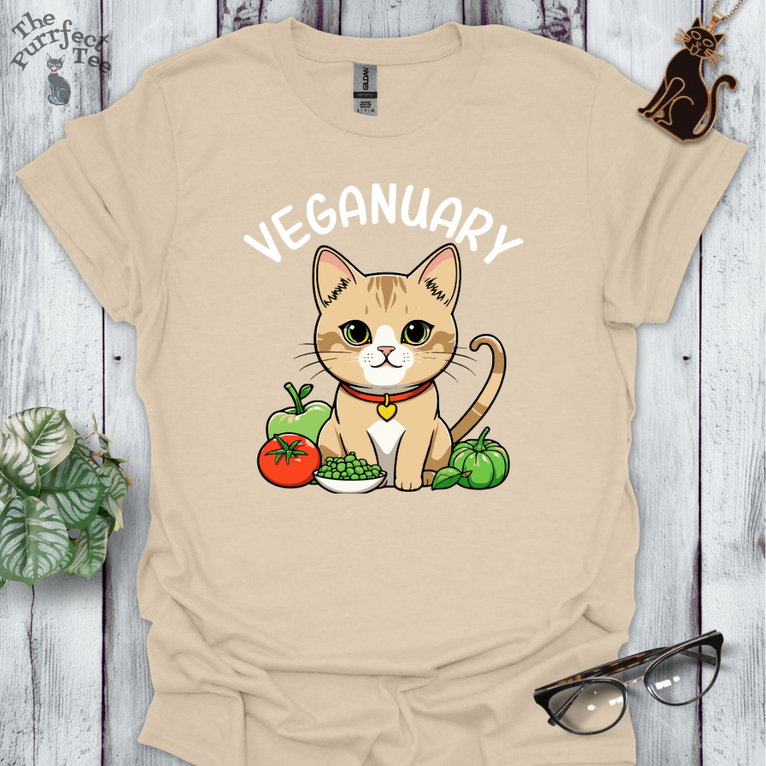 Veganuary sandy cat