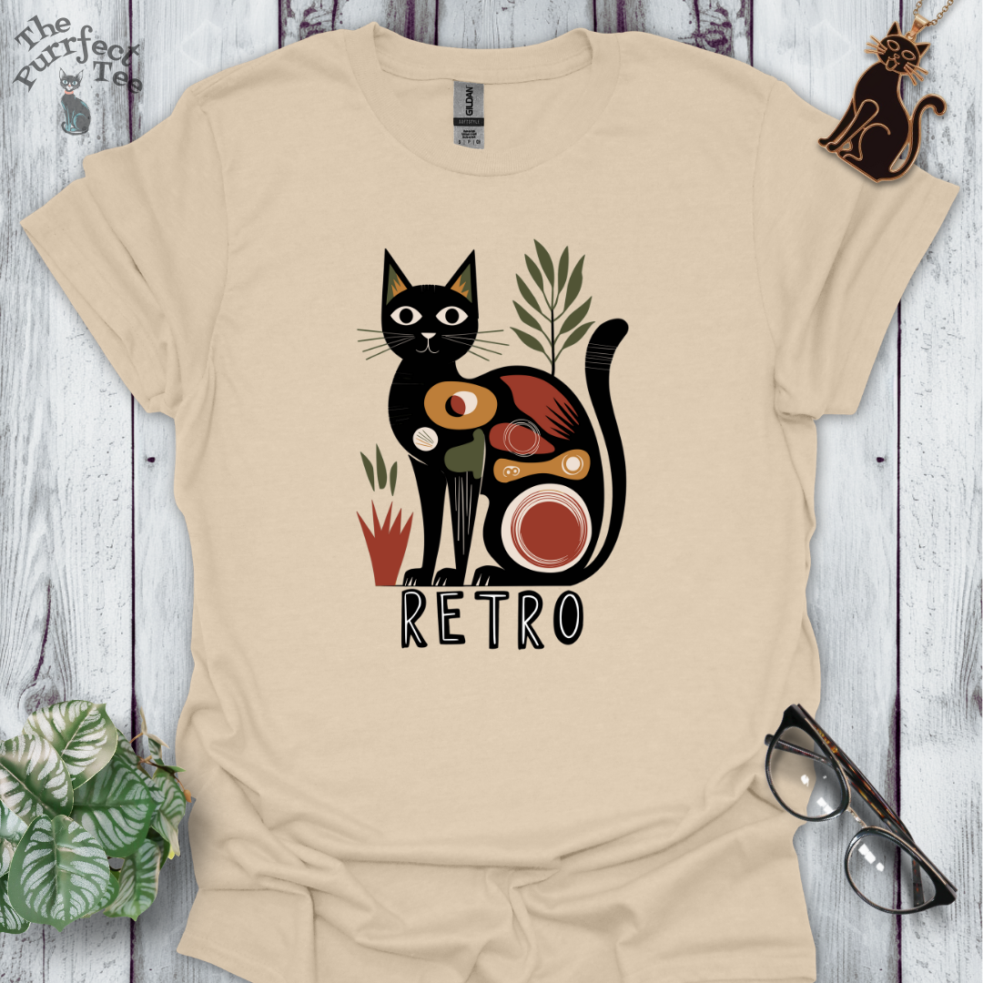 Retro cat leaf