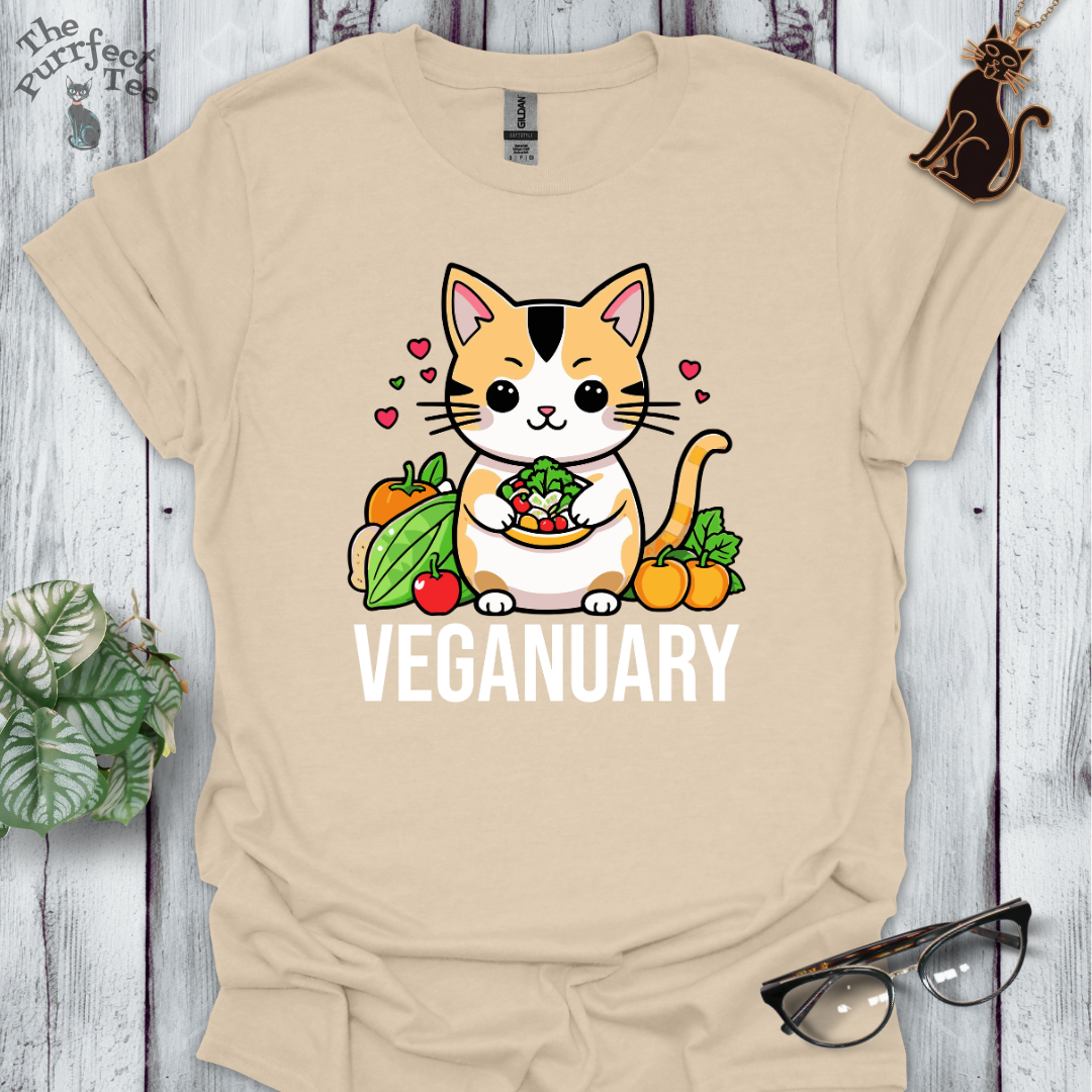Veganuary calico cat