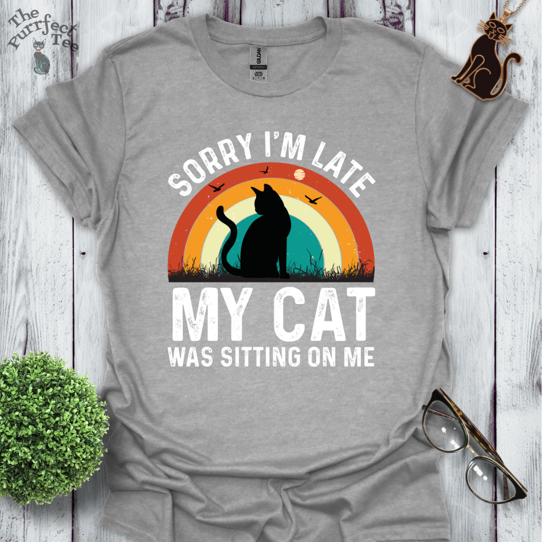 Sorry I'm late my cat was sitting on me