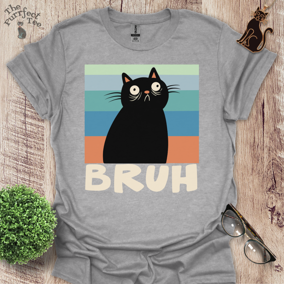 Bruh cat t-shirt