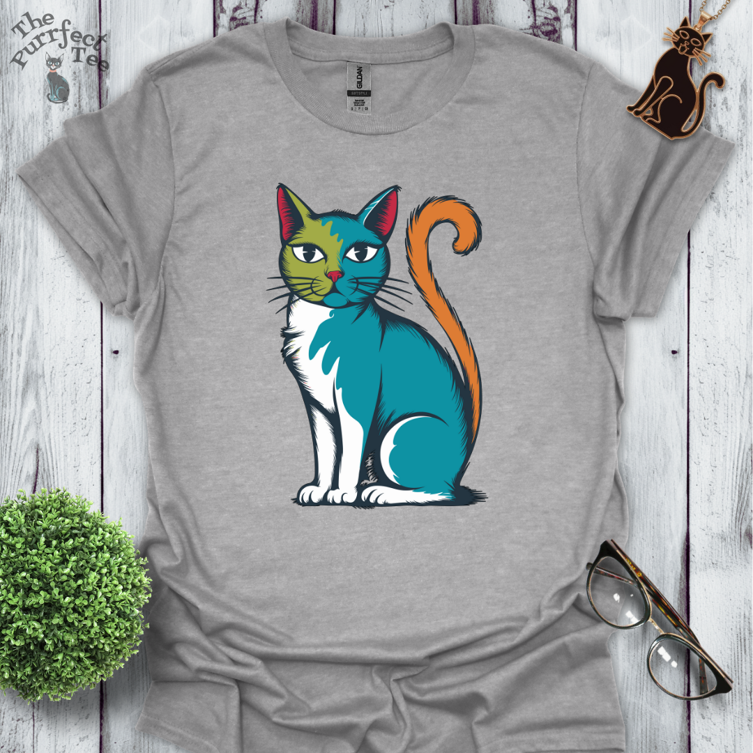 Fauve cat blue