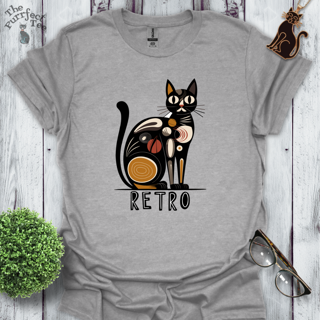 Retro cat terracotta