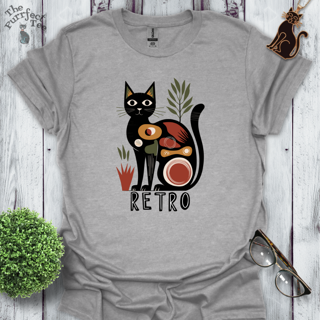 Retro cat leaf