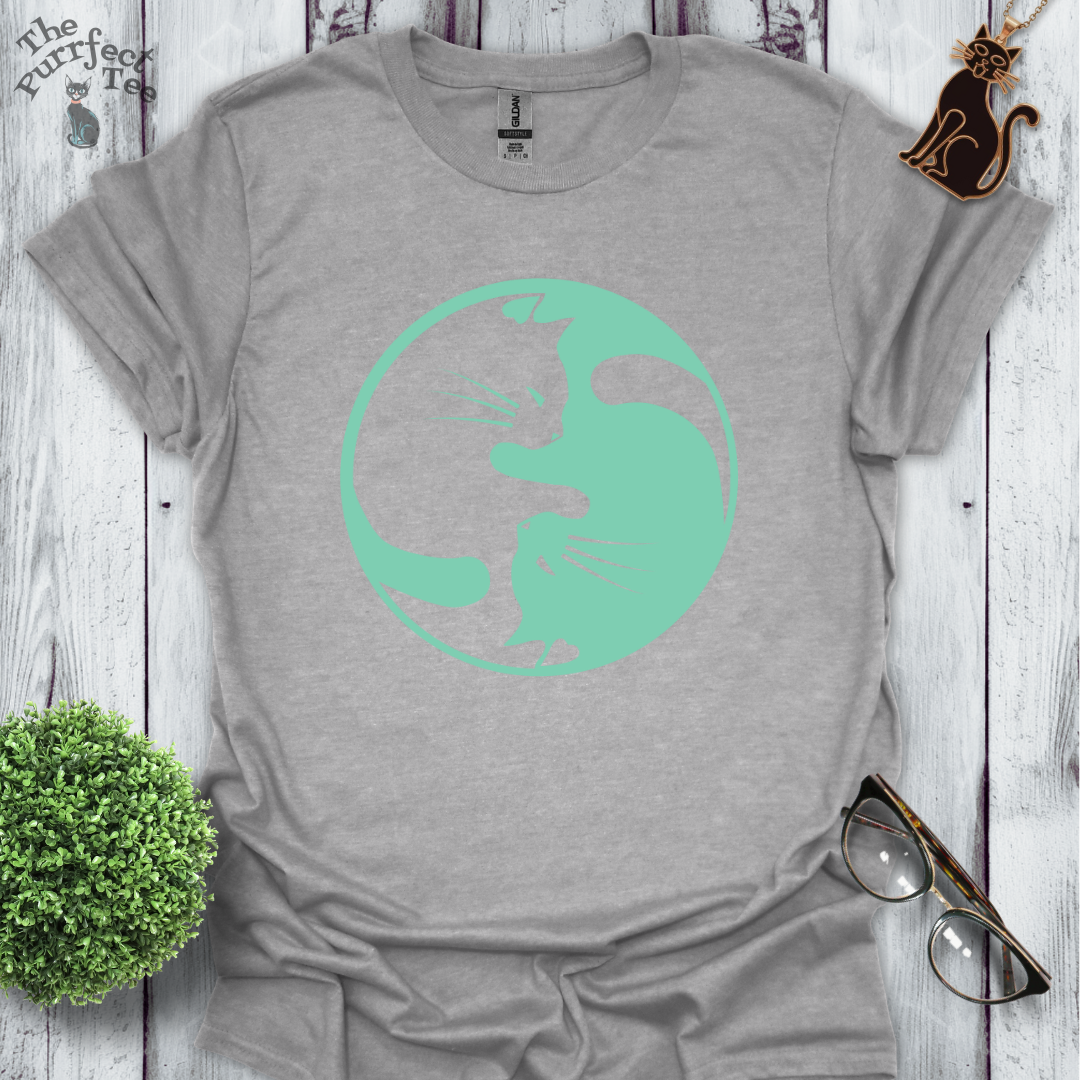 Cat yin yang mint